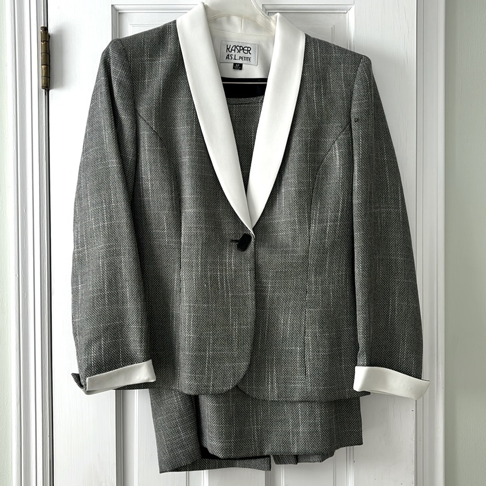 Women’s suit jacket and skirt